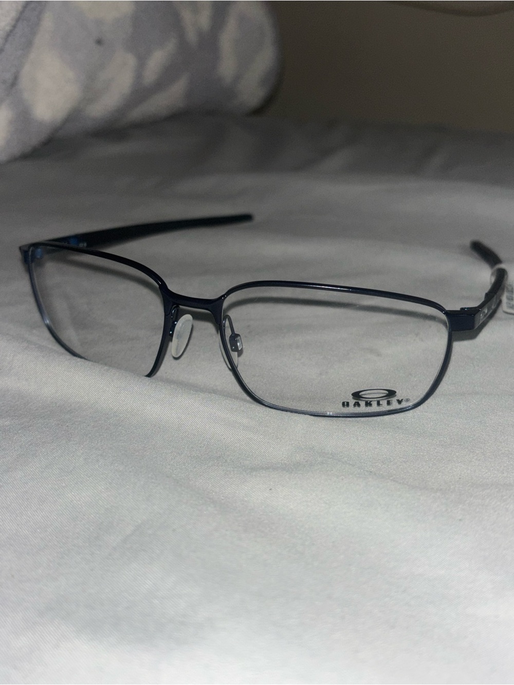 Oakley Men's Extender Metal Frame Glasses in Matte Midnight